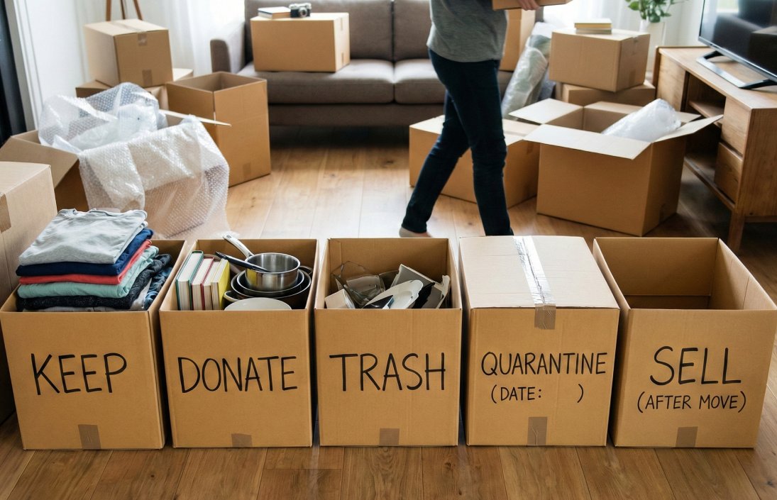 Phase 2: Your Decluttering System (The 5-Box Method)