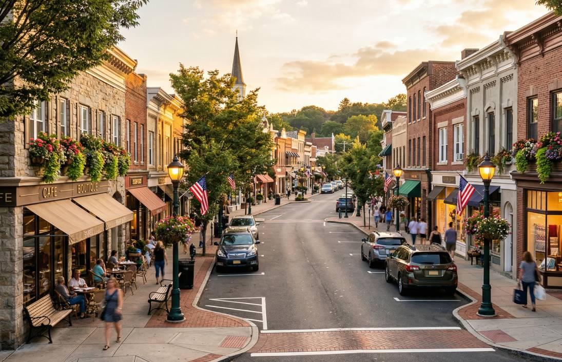 Ridgewood NJ downtown - best places to live in Bergen County NJ
